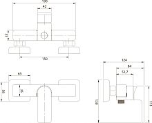 Смеситель Omnires Baretti BA7840CR для душа, хром