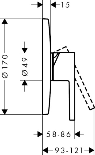 51 450 руб. Смеситель Axor Starck 10614000 для душа фото 2 Смеситель Axor Starck 10614000 для душа фото 2