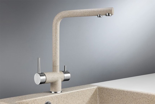 Смеситель Granula GR-2305 для кухонной мойки, классик фото 2