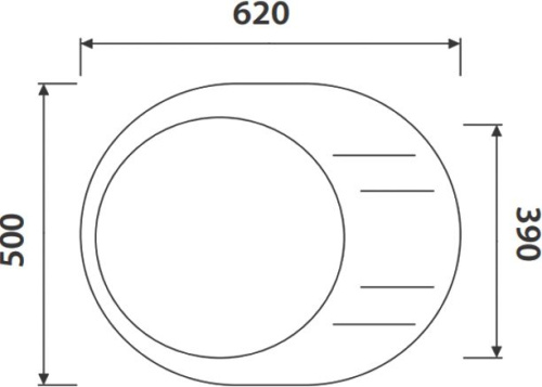 Мойка кухонная Kaiser KGMO-6250-W белая фото 2