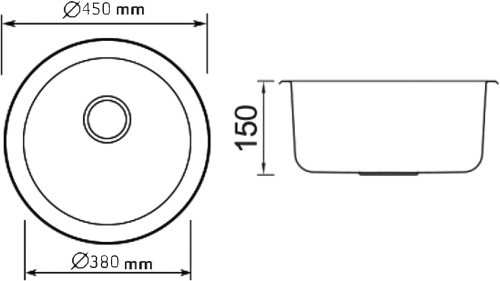 Мойка кухонная Seaman Eco Wien SWT-450A фото 2