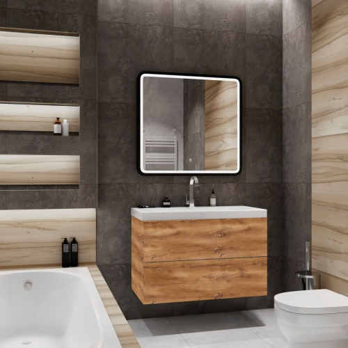 Мебель для ванной Art&Max Verona-Push 80 дуб кельтик светлый фото 5