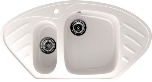 Мойка кухонная Ulgran U-105-331 белая фото 2
