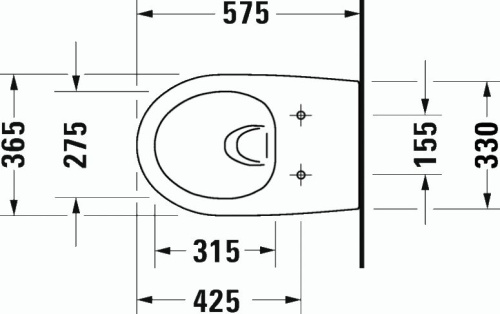 Унитаз подвесной Duravit Architec 45720900A1 фото 5