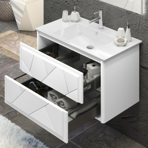 Мебель для ванной Opadiris Луиджи 70 белая фото 8