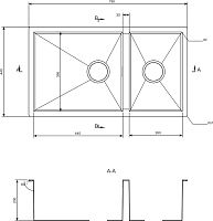 Мойка кухонная Zorg Inox X 78-2-44