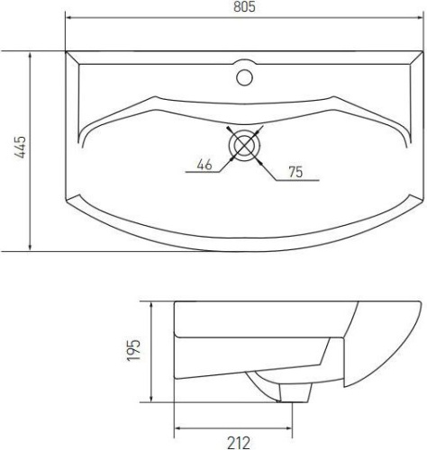 Мебель для ванной AQUATON Ария Н 80 белая фото 7