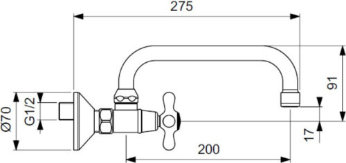 6 670 руб. Смеситель Vidima Ретро BA121AA для раковины фото 2 Смеситель Vidima Ретро BA121AA для раковины фото 2
