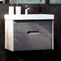 Мебель для ванной AQUATON Оливия 70 грей/дуб ойстер