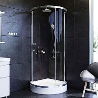 Душевой уголок AM.PM Like W83G-333-095CT 95х95, прозрачное стекло