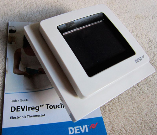 Терморегулятор Devi Touch white фото 3