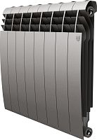 Радиатор биметаллический Royal Thermo BiLiner 350 Silver Satin VR, 8 секций