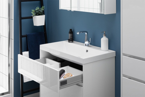 Мебель для ванной Aquanet Латина 80 белая фото 6