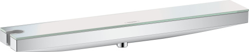 Шланговое подключение Hansgrohe Rainfinity Porter 500 26843000 с полкой и держателем