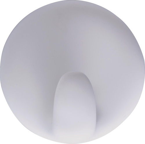 Крючок Ridder 131040401 самоклеящийся, белый фото 2