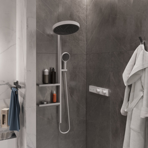 Термостат Hansgrohe RainSelect 15380700 для душа, белый матовый фото 4