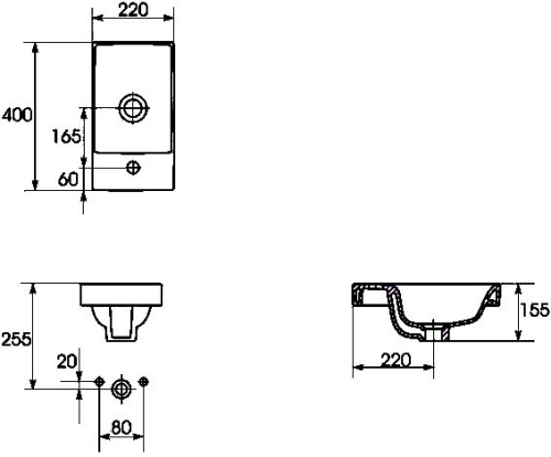 Мебель для ванной Aquanet Нота 40 L, Moduо фото 3