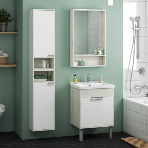 Мебель для ванной AQUATON Флай 60 дуб крафт фото 6