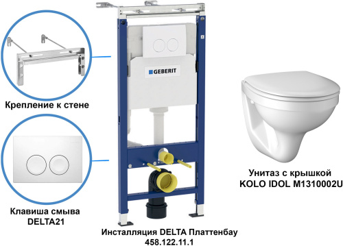 Комплект Geberit Idol 458.122.2U.1 фото 9