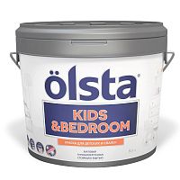 Краска Olsta Kids Bedroom акриловая, для детских и спален