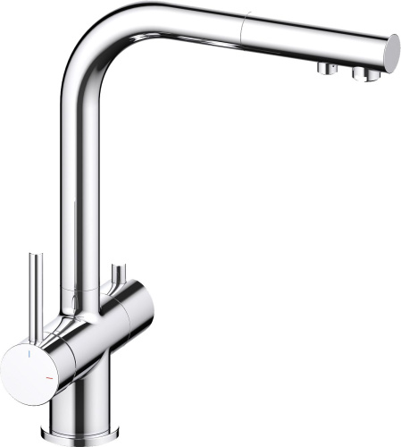 Смеситель Timo Saona 2356/00FL для кухонной мойки, хром