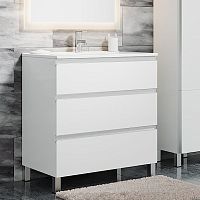 Тумба с раковиной Sanvit Авеню 3 80, белая