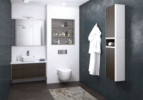 Мебель для ванной AQUATON Брук 100 дуб феррара фото 10 Мебель для ванной AQUATON Брук 100 дуб феррара фото 10