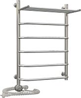 Полотенцесушитель электрический Aquanerzh Трапеция с полкой L 80х50