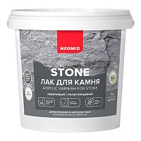 NEOMID STONE лак на акриловой основе с эффектом "мокрого камня" (1л)