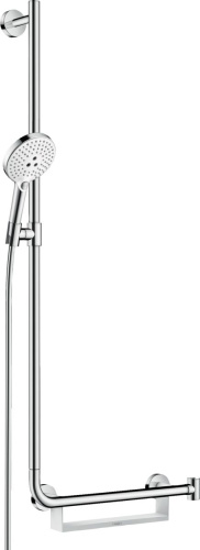 62 950 руб. Душевой гарнитур Hansgrohe Raindance Select S 26324400 белый - хром Душевой гарнитур Hansgrohe Raindance Select S 26324400 белый - хром