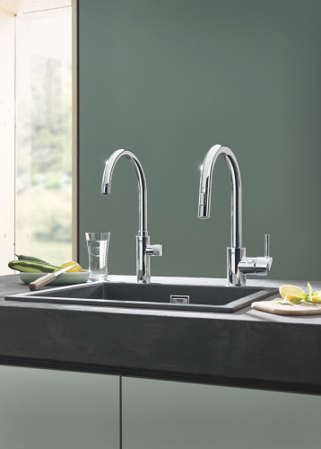 Кран Grohe Blue Pure 30387000 для кухонной мойки, хром фото 4