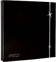 Вытяжной вентилятор Soler&Palau Silent 100 CZ Design black swarovski