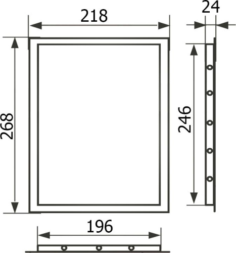 Люк настенный Evecs Л2025 фото 4