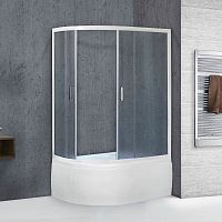 Душевой уголок Royal Bath RB 8120BK-C-R с поддоном