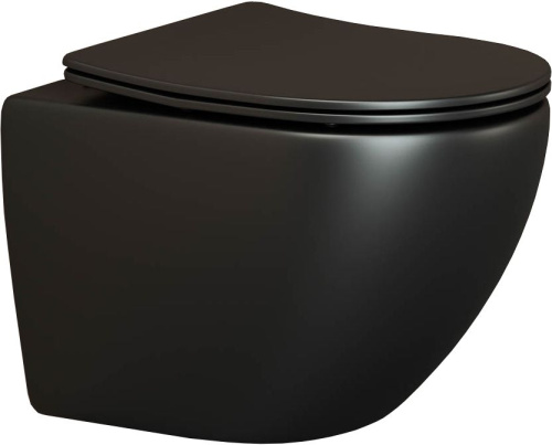 Унитаз подвесной Ceramica Nova Metropol CN4002MB безободковый фото 4