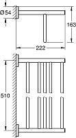 Полка Grohe BauCosmopolitan 40462001 хром