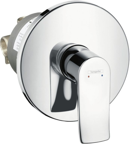 Смеситель Hansgrohe Metris 31686000 С ВНУТРЕННЕЙ ЧАСТЬЮ, для душа фото 2