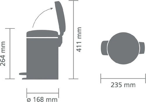Мусорное ведро Brabantia NewIcon 113321 фото 6