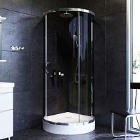 Душевой уголок AM.PM Like W83G-333-095CG 95х95, тонированное стекло