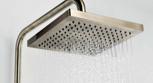 Душевая стойка Wasserkraft A040 светлая бронза фото 3