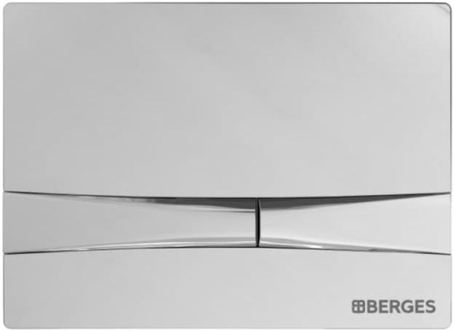 Комплект Berges Wasserhaus Novum 043269 кнопка хром глянцевый фото 5