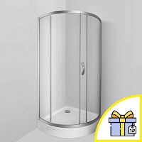 Душевой уголок AM.PM Orange Solo Slide 90х90 + Сертификат AM.PM на 30 дней подписки на медиасервис