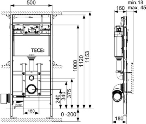 Система инсталляции для унитазов TECE TECElux 9600200 фото 9