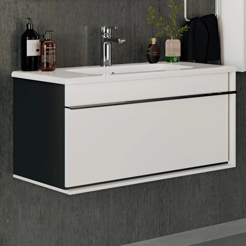 Мебель для ванной Roca Aneto 80 белая, черная фото 3