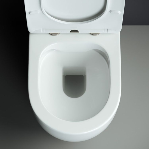 Унитаз-компакт Ceramica Nova Mia CN1801 с микролифтом, безободковый фото 9