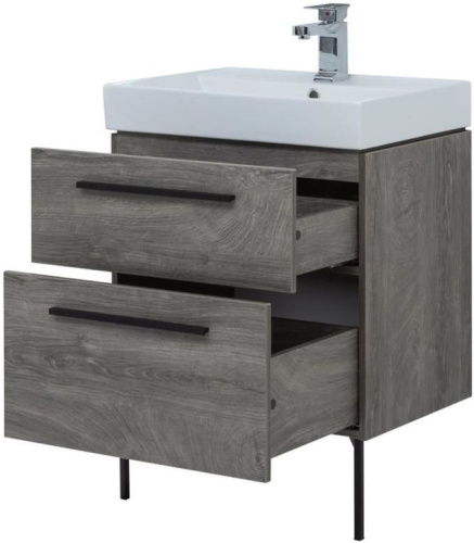 Мебель для ванной Aquanet Nova 60 2 ящика, дуб рошелье фото 13 Мебель для ванной Aquanet Nova 60 2 ящика, дуб рошелье фото 13