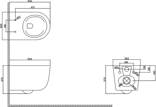 Унитаз подвесной Bravat Gina C21172UW-ENG сиденье с микролифтом фото 2