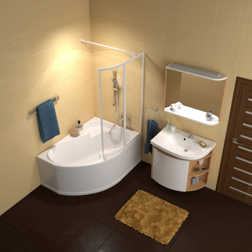 Акриловая ванна Ravak Rosa I R 160x105, с ножками фото 5 Акриловая ванна Ravak Rosa I R 160x105, с ножками фото 5