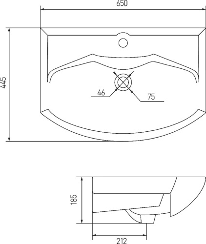 Мебель для ванной AQUATON Рико 65 белая, ясень фабрик фото 8 Мебель для ванной AQUATON Рико 65 белая, ясень фабрик фото 8