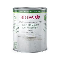 Масло Biofa 8511 Color-Oil For Indoors Арктика укрывистое